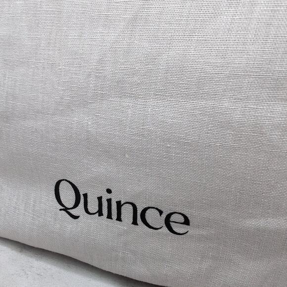Quince European Linen Duvet Cover - Full/Queen Size Sand NWOT - Picture 1 of 8
